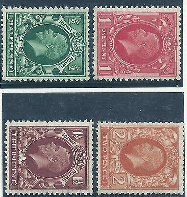 1934-36 Photogravure sideways set of 4 UNMOUNTED MINT MNH