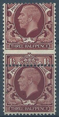 1934-36 1½d Photogravure small format SUPERB misperf error UNMOUNTED MINT MNH