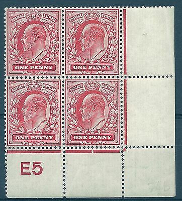 Sg 220 M5(-) 1d Pale Rose-Carmine -T Harris shade control E5 UNMOUNTED MINT MNH