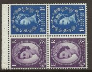 SB56 Wilding booklet pane 9.5mm Phos S/W left perf type AP UNMOUNTED MNT/MNH