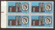 WP83c 1966 Westminster Abbey 3d (Phos) - major Phosphor spill extra band - MNH