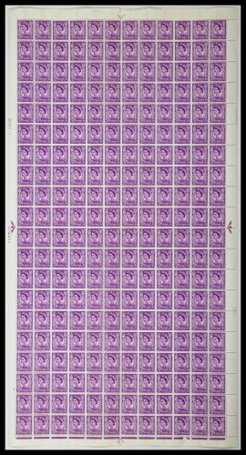 XJ4 3d Jersey Regional 1CB Violet Crowns - Full sheet UNMOUNTED MINT