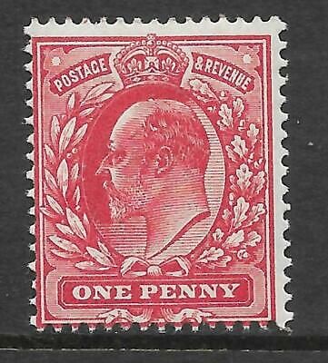 Sg 281 M7(6) 1d Deep Rose Carmine Harrison perf 15x14 UNMOUNTED MINT