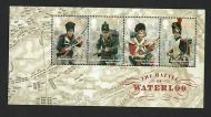 MS3734 2015 Battle of Waterloo miniature sheet UNMOUNTED MINT