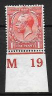 N16(14) 1d Scarlet Vermilion Royal Cypher M19 with RPS cert UNMOUNTED MINT