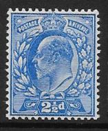 Sg 231 M16(4) 2½d Very Deep Bright Ultramarine De La Rue UNMOUNTED MINT MNH