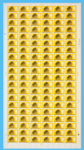 1966 4d British Technology 1A1B  dot Full Sheet UNMOUNTED MINT