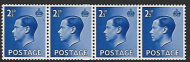 2½d Edward VIII Horizontal Coil join UNMOUNTED MINT Very Scarce