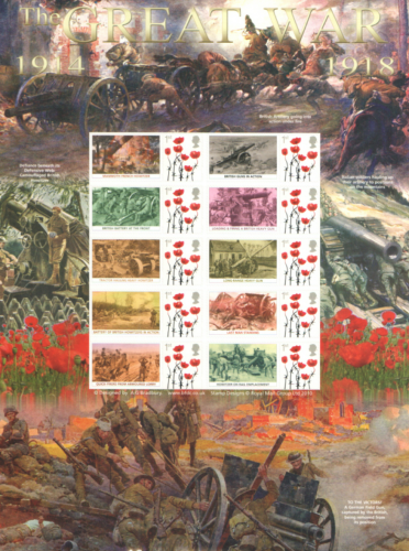 BC-483 2015 History of Britain 114 The great war no.147 sheet U M