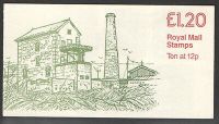 FJ2a 1980 Tin Mines - Folded Booklet - good perfs - Cylinder 4