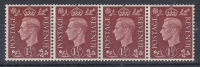 Sg 464a 1½ KGV1 Dark Colour Watermark Sideways coil strip UNMOUNTED MINT/MNH