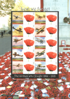 BC-185 2008 Lest we forget no. 568 Smiler Sheet  UNMOUNTED MINT