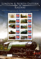 BC-113 GB 2007 London  north eastern no. 378  Smiler sheet UNMOUNTED MINT