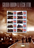 BC-92 GB 2006 Golden Arrow Fleche dor no.516 Smiler sheet UNMOUNTED MINT