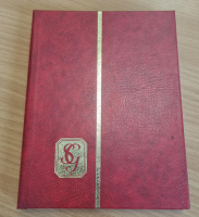 Stanley gibbons red mini pocket stock album new with 5 slot pages