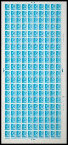 p cylinder 8 dot machin Full Sheet UNMOUNTED MINT MNH