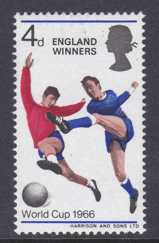 Sg 700c 1966 England Winners Broken Shadow on Ball UNMOUNTED MINT MNH