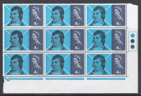 1966 Sg685 4d burns Colour Shift Of Blue UNMOUNTED MINT