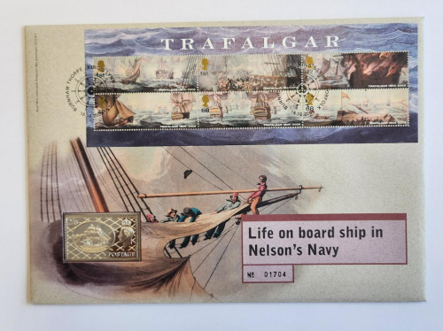 2005 200th Anniversary battle Of Trafalgar cover no. 01704