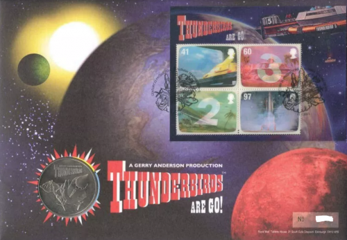 2011 Thunderbirds Are Go! Coin Cover no. 4983 Royal Mint