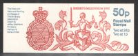 FB63 1992 Sheriffs Millennium 50p booklet Complete Cyl B35B4