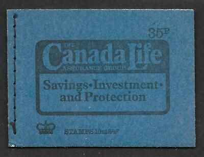 DP4c Sept 1974 - Canada Life 35p Stitched Booklet Complete