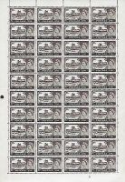 1963 2 6 Bradbury Wilkinson No Wmark castle Cyl 11 FULL SHEET UNMOUNTED MINT