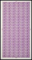 1963 Paris Postal Conference 6d full sheet cylinder 2A1B  UNMOUNTED MINT