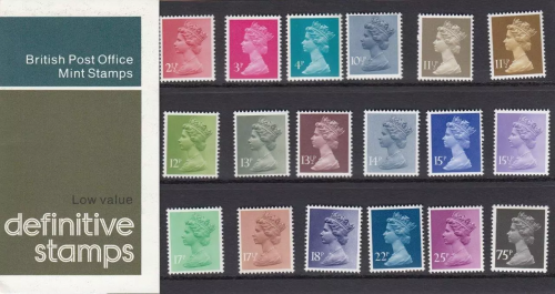 1981 Low Value Definitive Stamps Pack No. 129a UNMOUNTED MINT