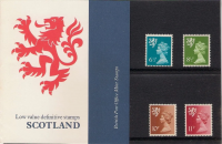 1976 Scotland Low Value Definitives Pack No. 85 UNMOUNTED MINT