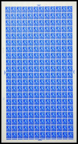 XN5 4d N.Ireland Regional 2x9.5mm Violet - Full sheet UNMOUNTED MINT