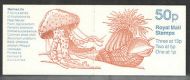 FB50 1986 Marine Life (1st) 50p Folded Booklet - Cyl B1/B43/B32