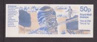 FB61 1992 3rd Archaeology - 50p Folded Booklet - Cyl B35/B2