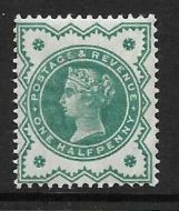 Sg 213 Spec K28(2) ½d Bright Blue Green Jubilee single UNMOUNTED MINT