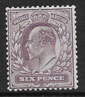 Sg 245 M31(1) 6d Pale Dull Purple De La Rue UNMOUNTED MINT