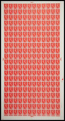 Sg XS14 4d Scotland No wmk 1CB - Full Sheet 2 dot UNMOUNTED MINT