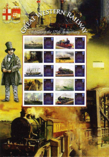 BC-306 2010 Great Western Railway No.248 Smiler Sheet  UNMOUNTED MINT