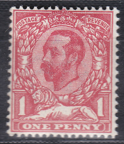 N7(2) 1d Pale Carmine Red Downey head Single stamp  UNMOUNTED MINT MNH