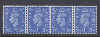 Q6A 1d George VI Horizontal Coil Strip UNMOUNTED MINT