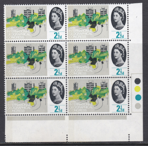 Sg 651pb 1964 Geographical 2d (Phos) Flaw - Line repaired UNMOUNTED MINT MNH