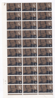 Sg 661b 1965 Churchill 4d (Ord) - Listed Flaw - Vertical Scratch - U M 1 4 sheet