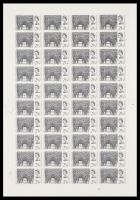 1966 Westminster Abbey 2 6 Cyl 1A Complete Sheet - UNMOUNTED MINT MNH