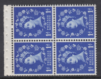 SB33 1d Crowns left Wilding booklet pane perf type AP2e UNMOUNTED MNT