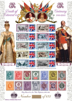 History of Britain 47 2009 Edward VII death No233 sheet U M