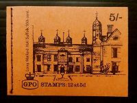 sg HP29 5 - June 1969 Long Melford Hall GPO stitched booklet with all panes MNH