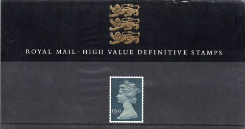 1986 hi-value machin definitive presentation pack no. 14 UNMOUNTED MINT