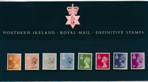 1984 Northern Ireland Royal Mail Definitive Stamps Pack No. 8 Unmounted Mint